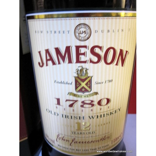 Jameson 1780 Old Irish Whiskey 12 Year 1000ml Boxed
